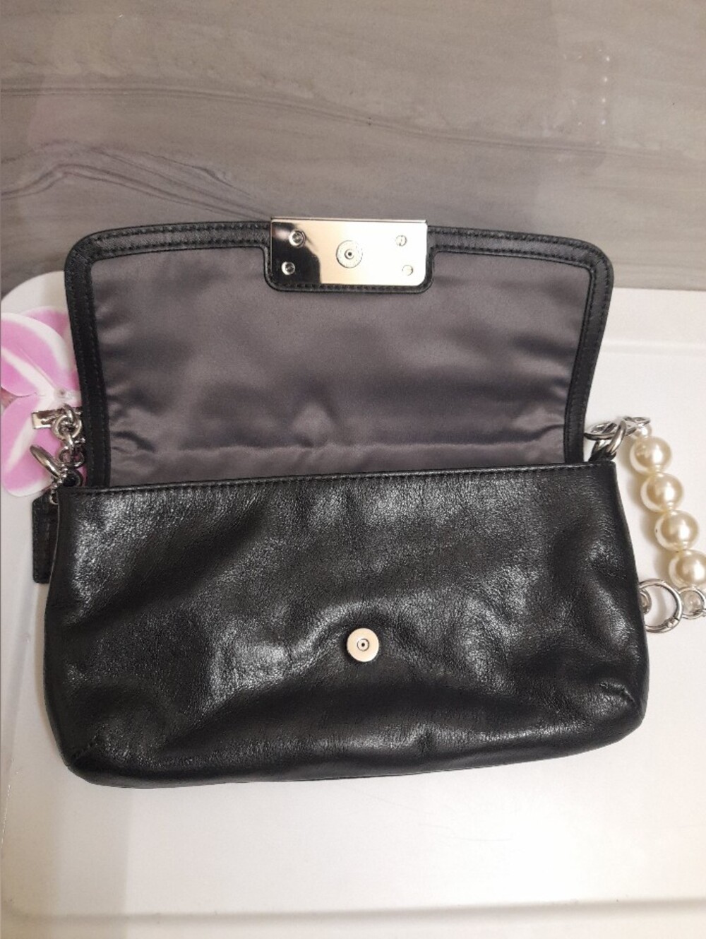 COACH Mini Kristin Leather Shoulder Bag Y2K - Picture 9 of 14